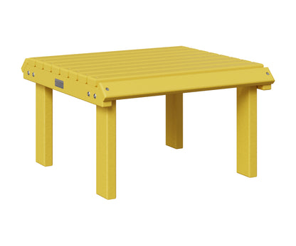 Berlin Gardens Stationary Footstool in Sunburst Yellow