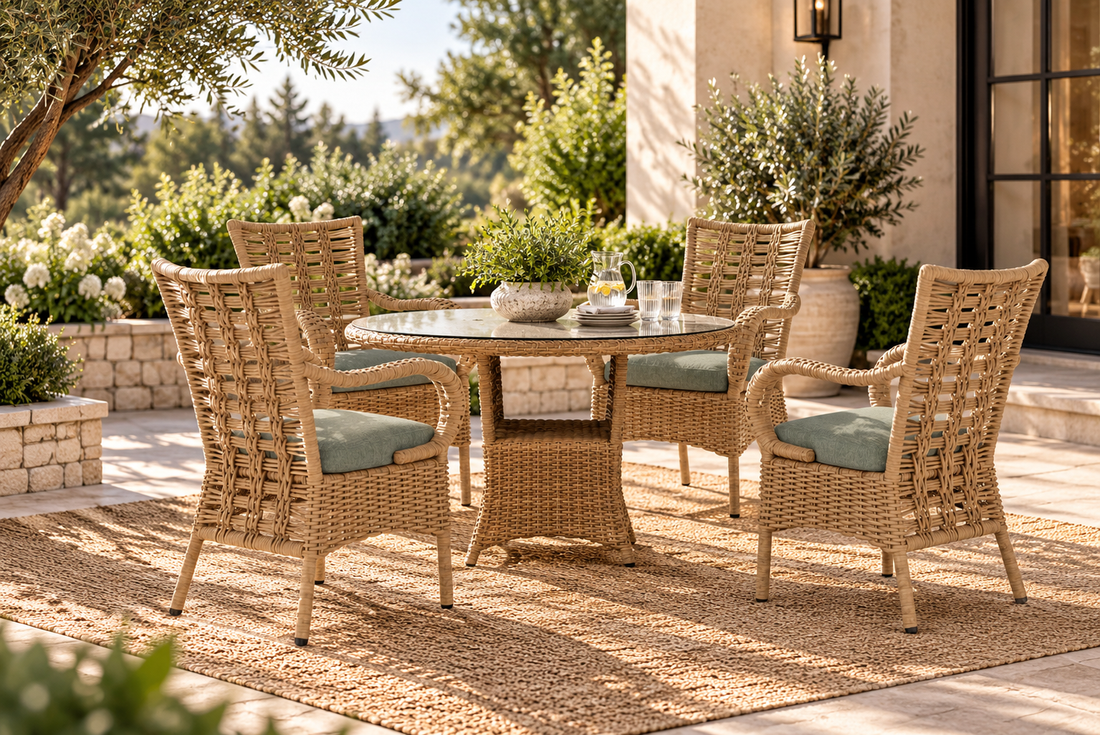 Lloyd Flanders Magnolia 5-Piece Dining Set