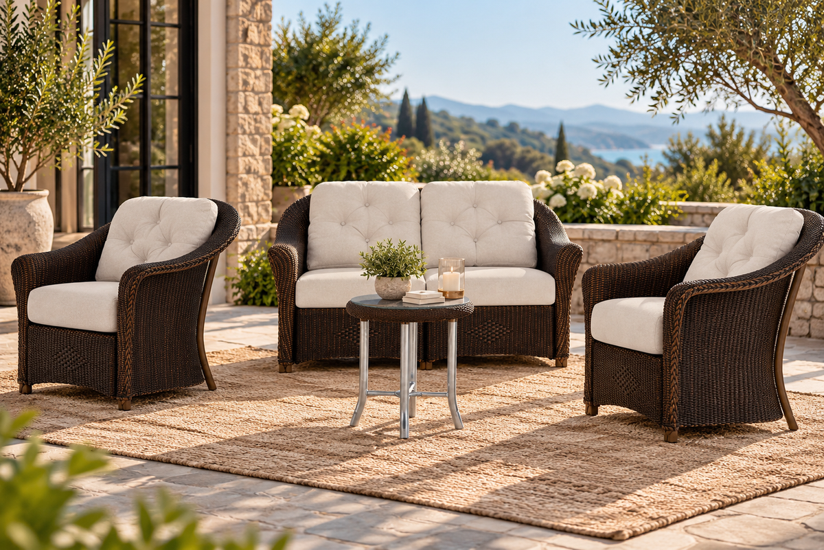 Lloyd Flanders Reflections 4-Piece Conversation Set