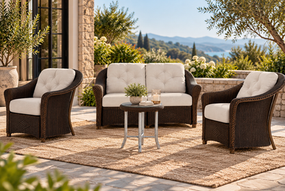 Lloyd Flanders Reflections 4-Piece Conversation Set