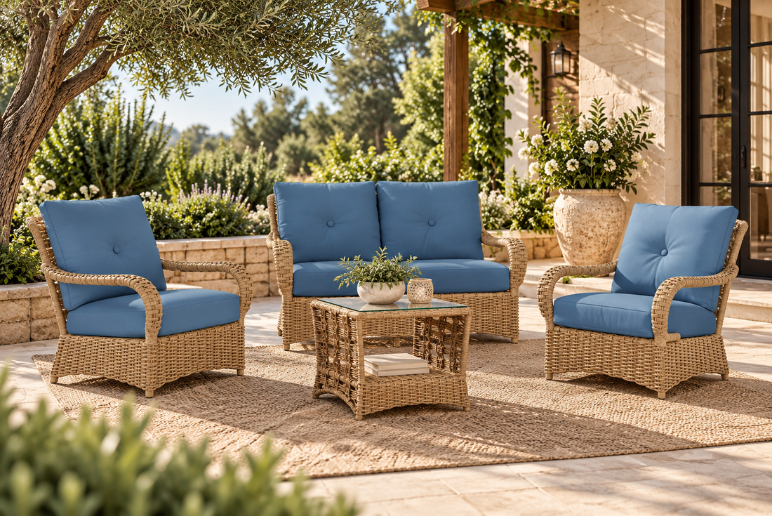 Lloyd Flanders Magnolia 4-Piece Conversation Set