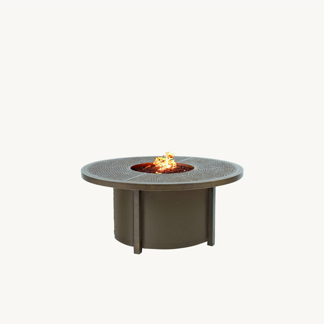 Castelle Altra Round Coffee Table with Firepit
