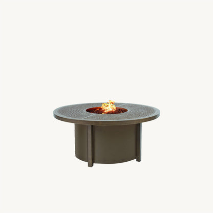 Castelle Altra Round Coffee Table with Firepit