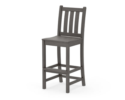 POLYWOOD Traditional Garden Bar Side Chair
