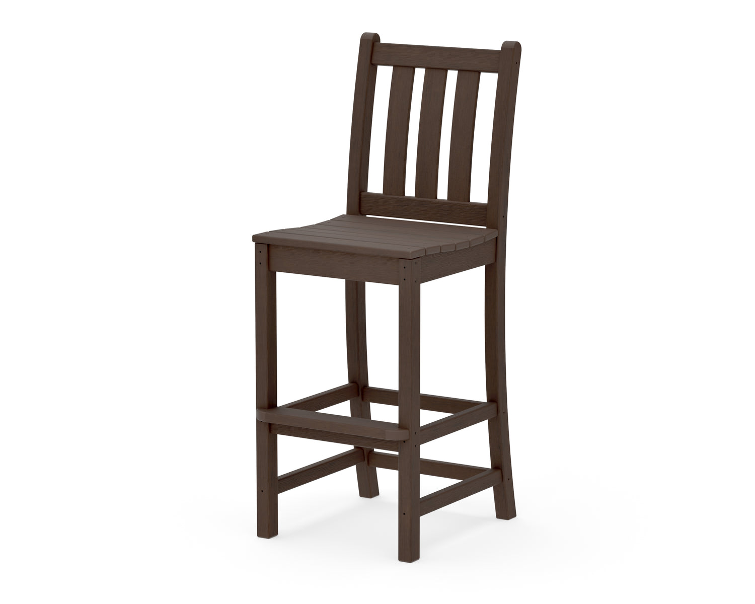 POLYWOOD Traditional Garden Bar Side Chair