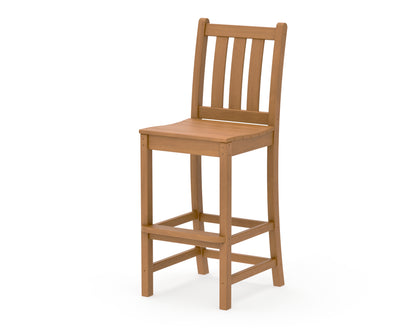 POLYWOOD Traditional Garden Bar Side Chair