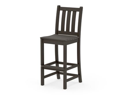 POLYWOOD Traditional Garden Bar Side Chair