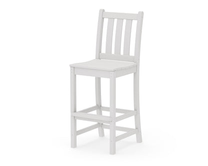POLYWOOD Traditional Garden Bar Side Chair