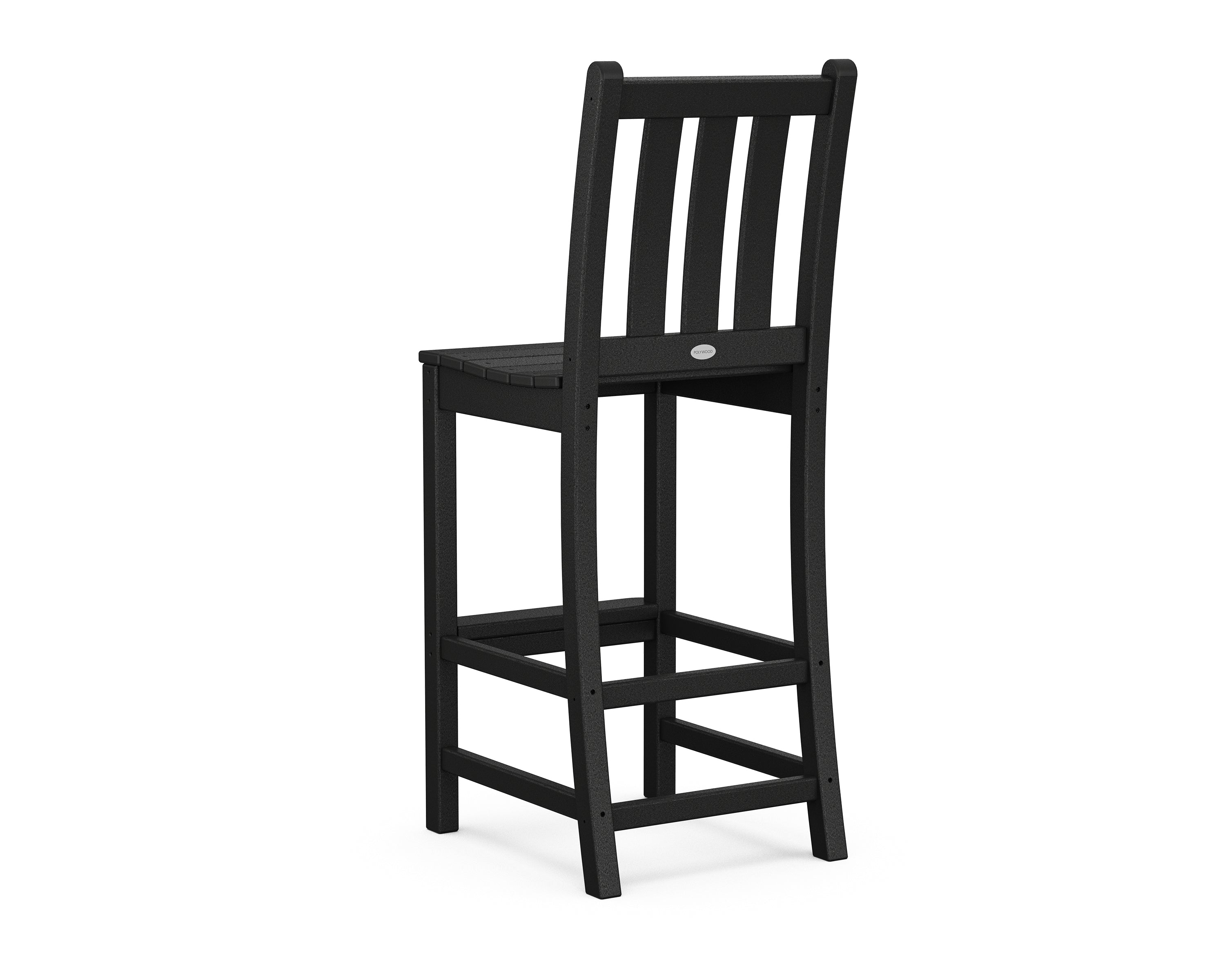 POLYWOOD Traditional Garden Bar Side Chair