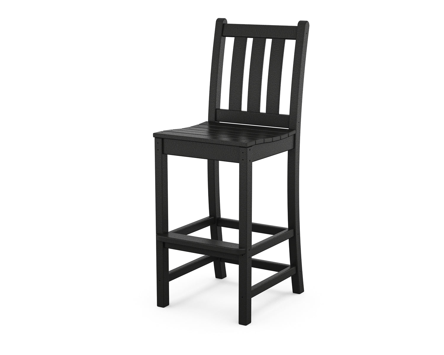 POLYWOOD Traditional Garden Bar Side Chair