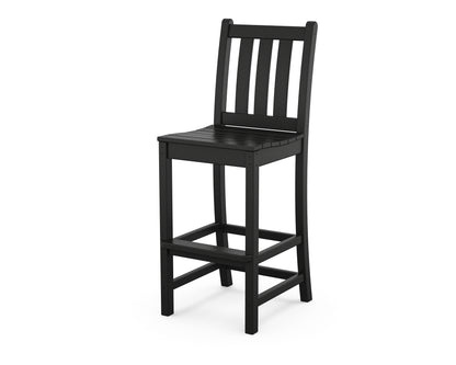 POLYWOOD Traditional Garden Bar Side Chair