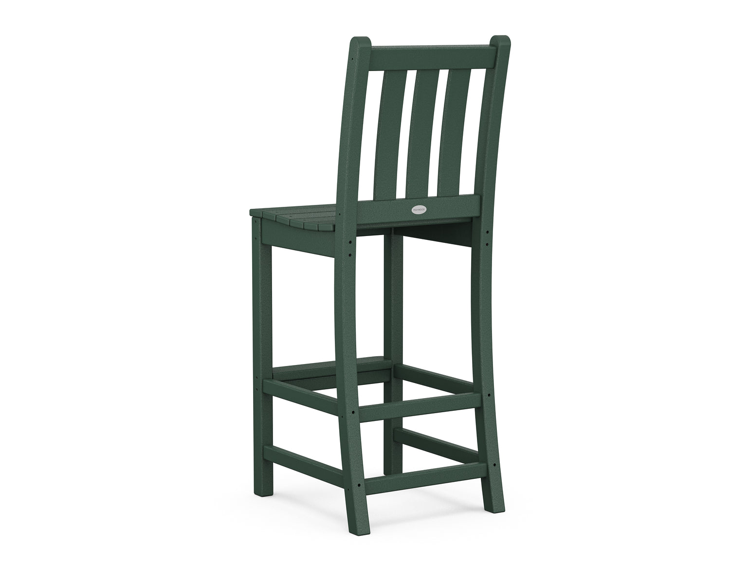 POLYWOOD Traditional Garden Bar Side Chair