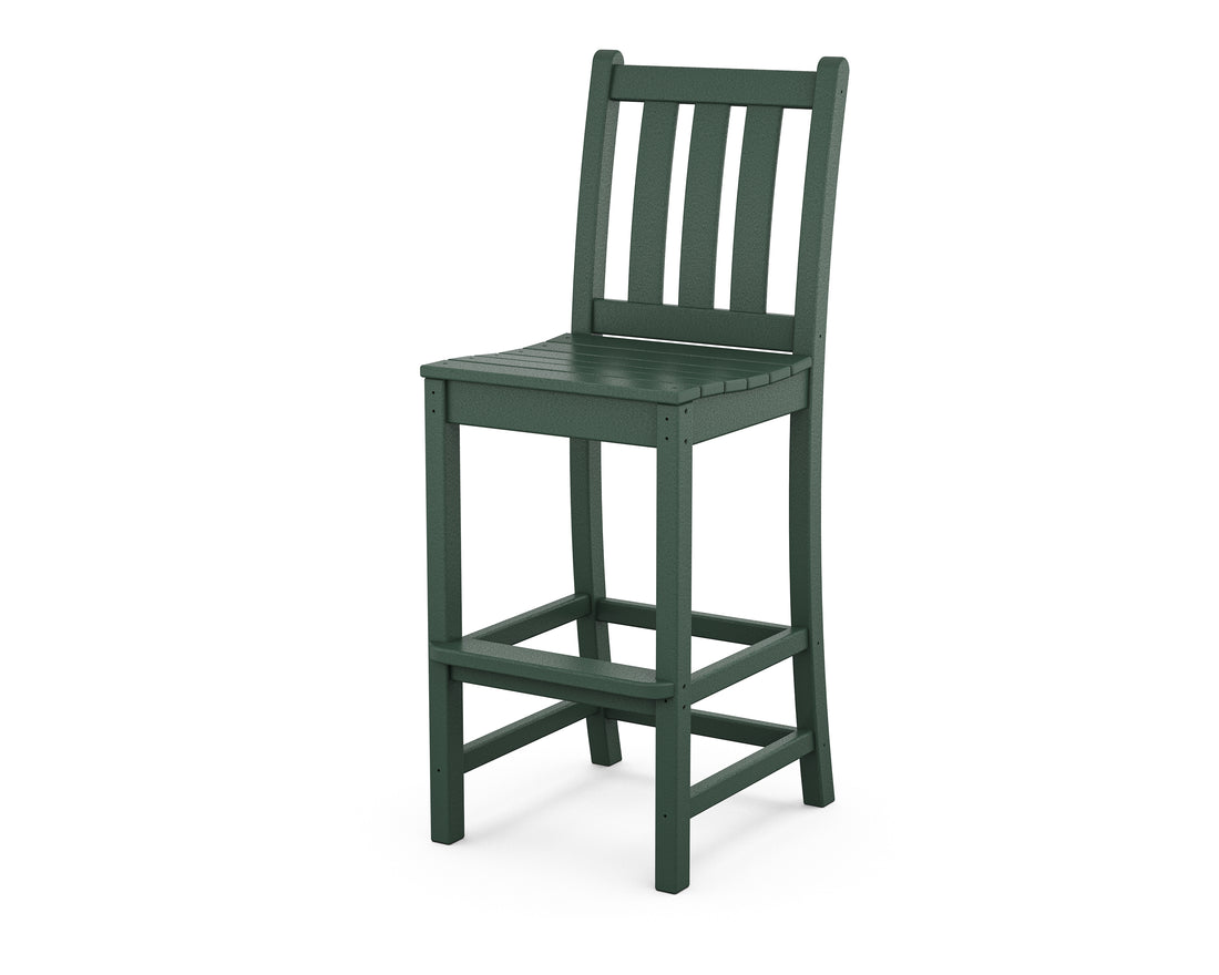POLYWOOD Traditional Garden Bar Side Chair
