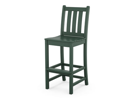 POLYWOOD Traditional Garden Bar Side Chair