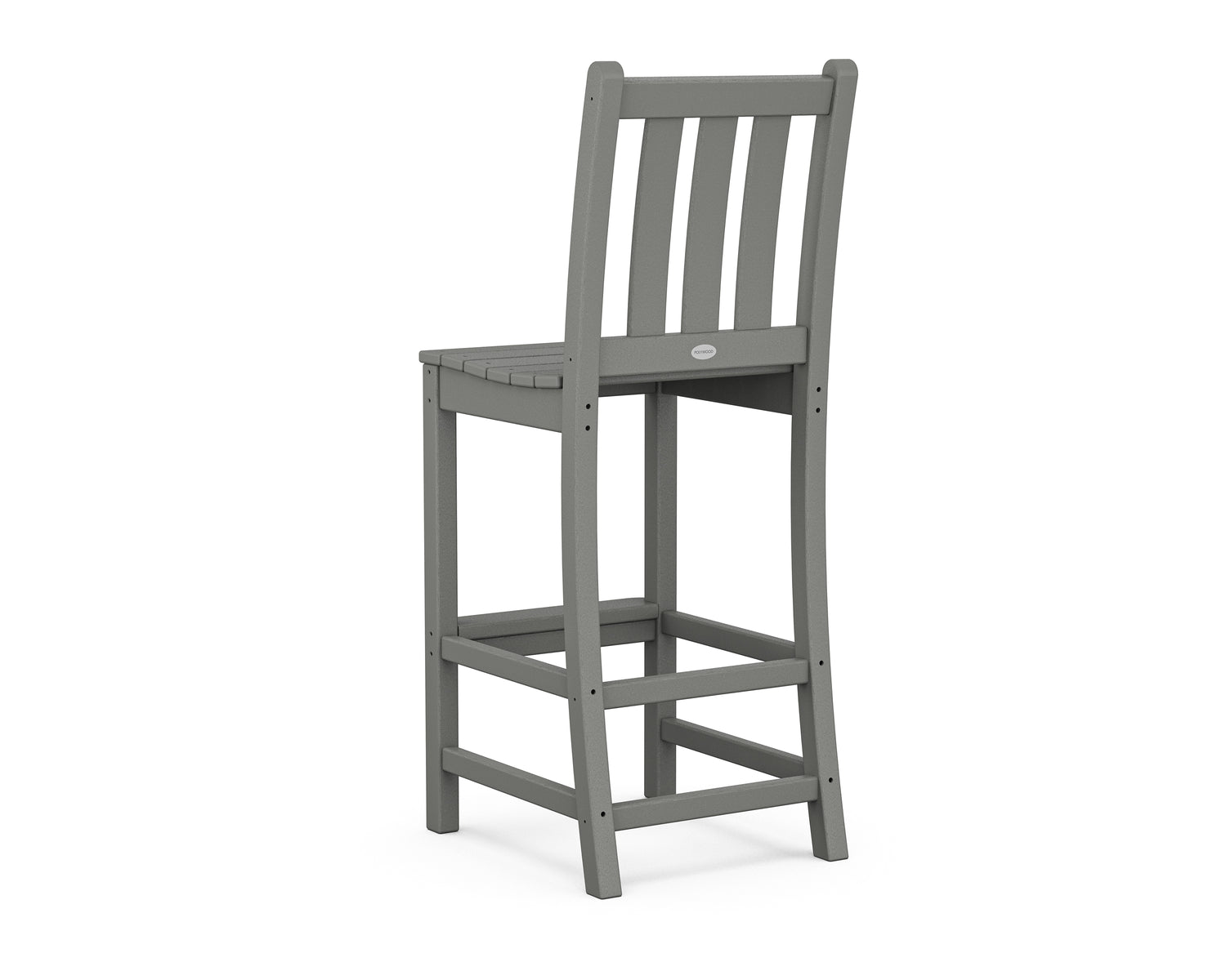 POLYWOOD Traditional Garden Bar Side Chair