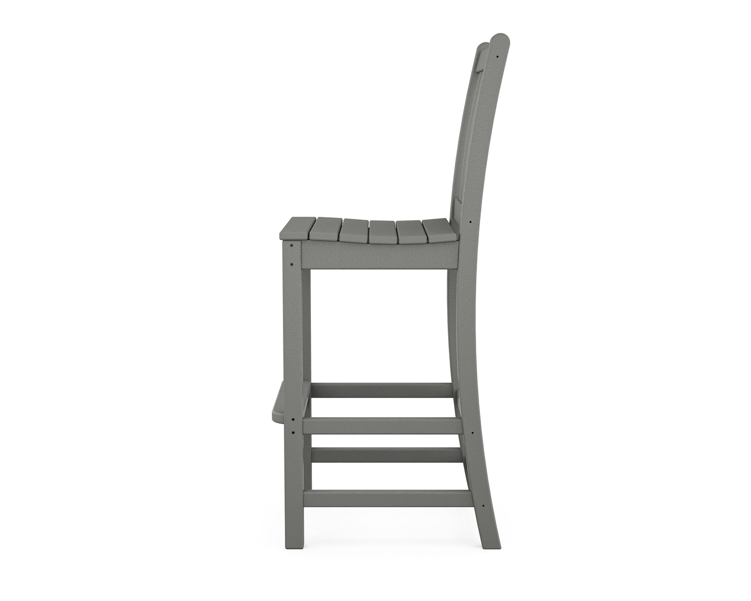 POLYWOOD Traditional Garden Bar Side Chair