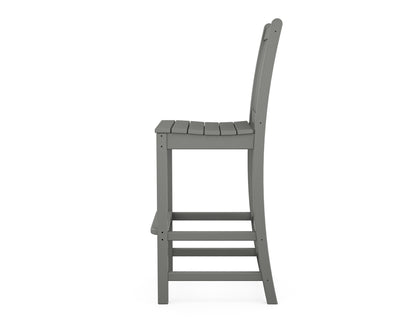POLYWOOD Traditional Garden Bar Side Chair