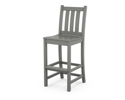 POLYWOOD Traditional Garden Bar Side Chair