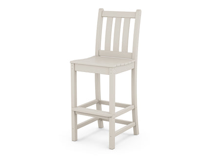 POLYWOOD Traditional Garden Bar Side Chair
