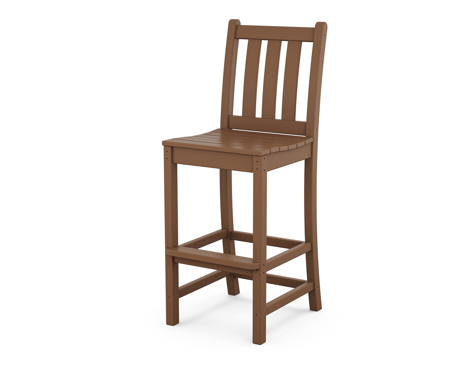 POLYWOOD Traditional Garden Bar Side Chair