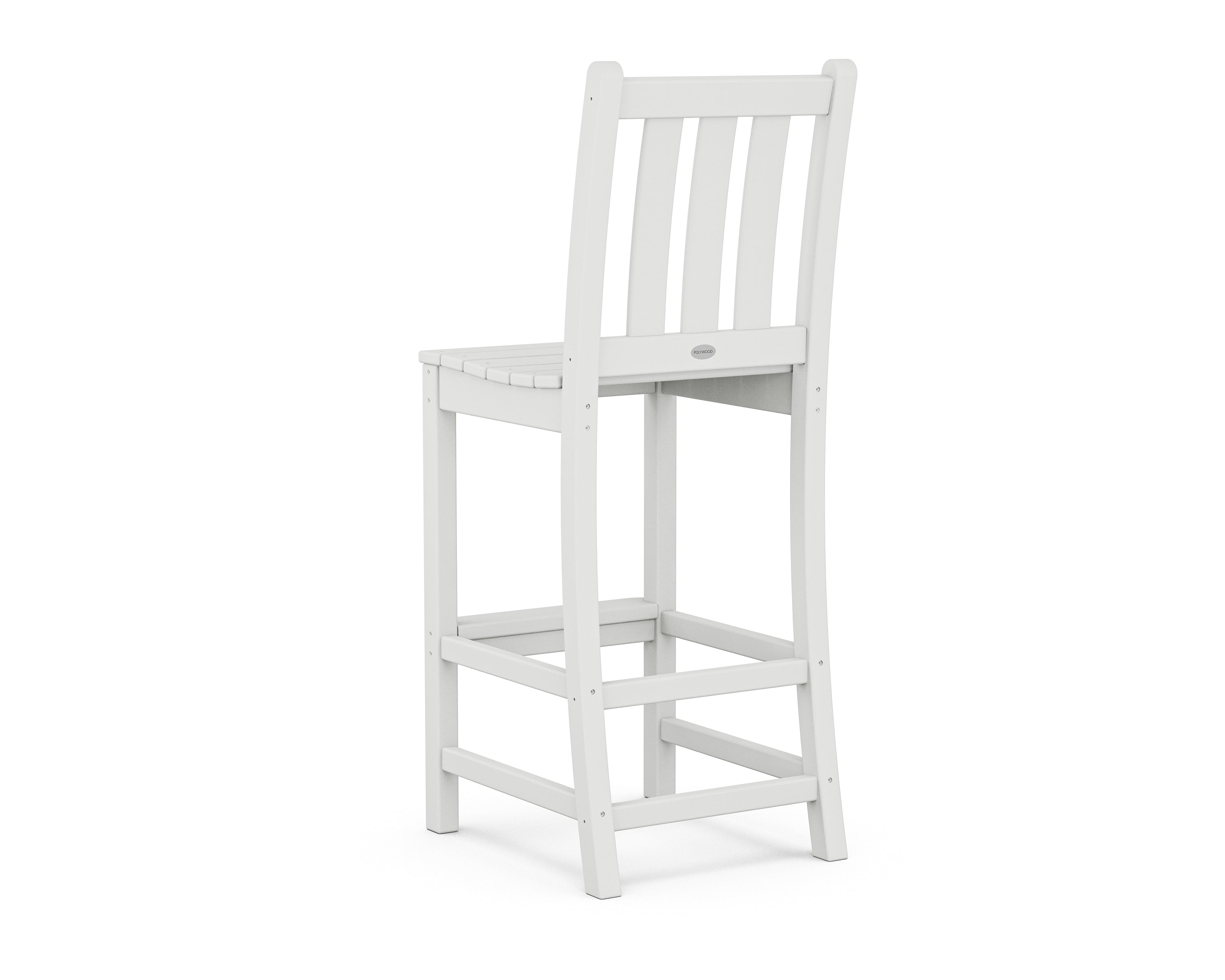 POLYWOOD Traditional Garden Bar Side Chair