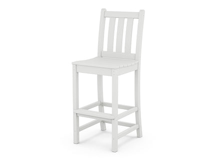 POLYWOOD Traditional Garden Bar Side Chair