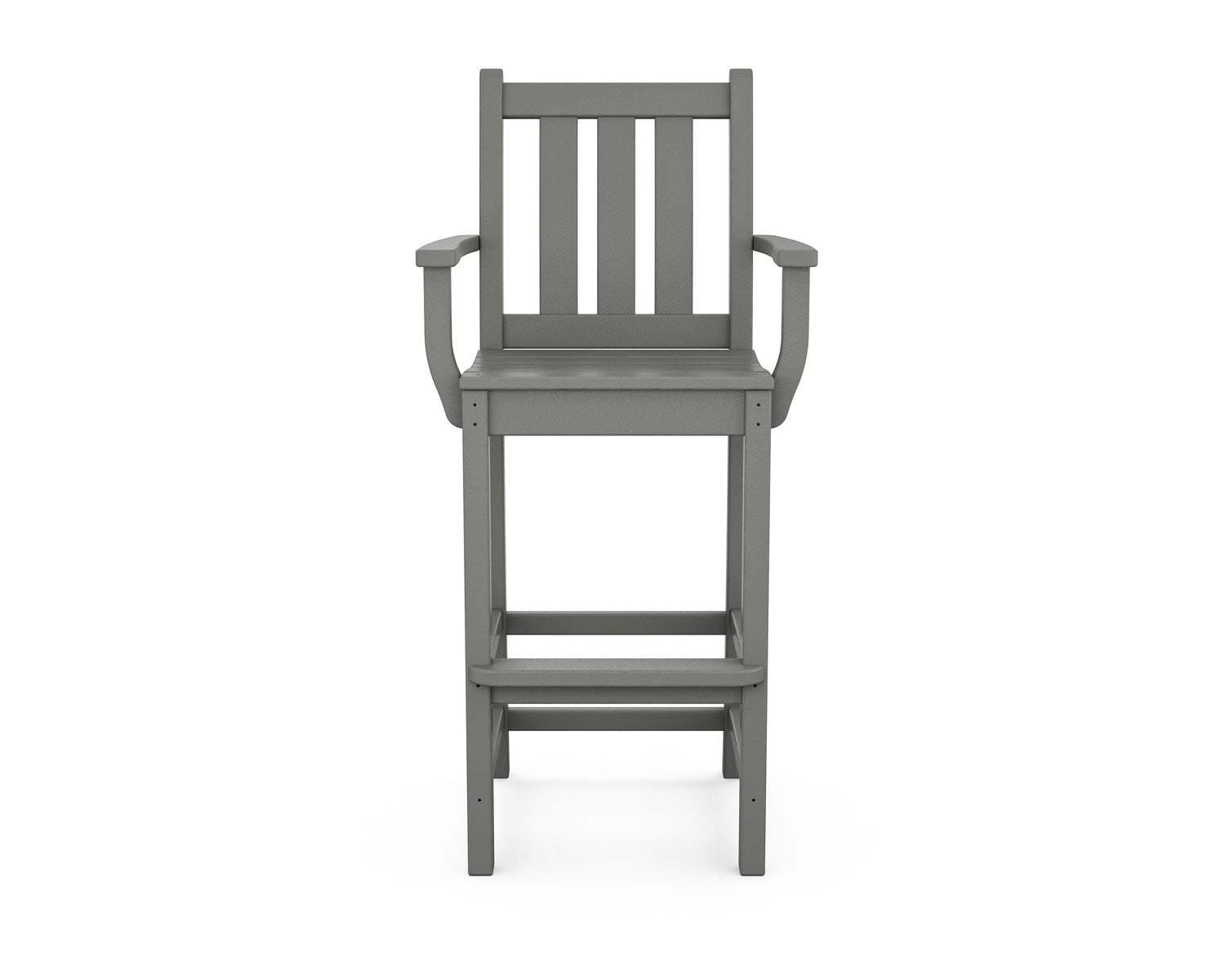 POLYWOOD Traditional Garden Bar Arm Chair