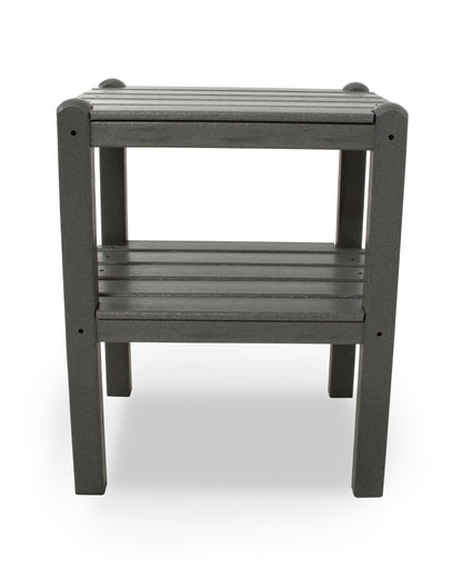 POLYWOOD Two Shelf Side Table