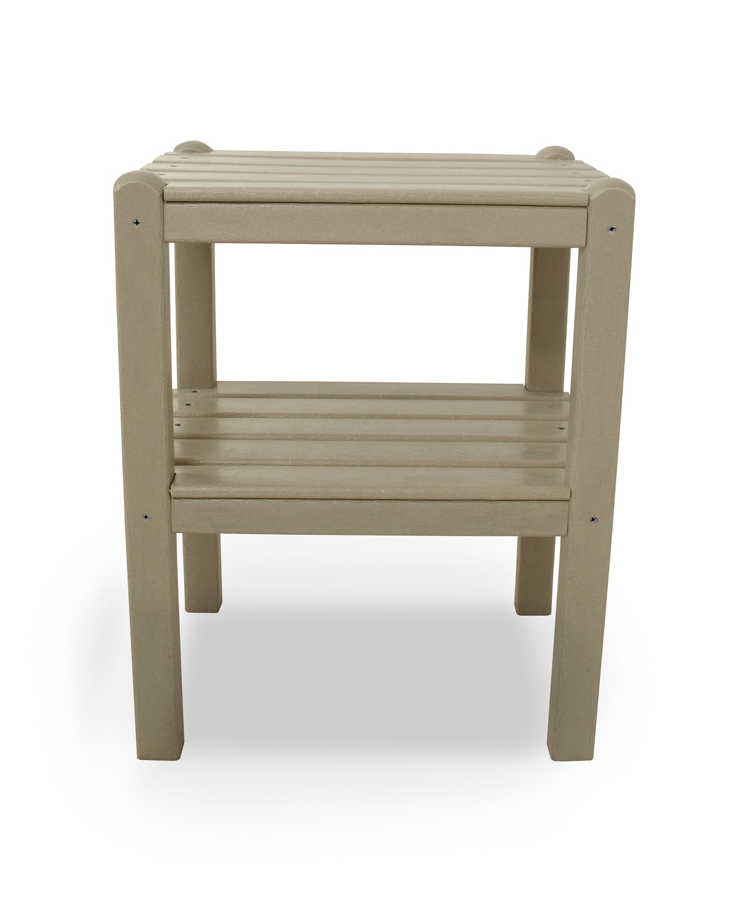 POLYWOOD Two Shelf Side Table