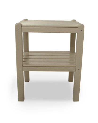 POLYWOOD Two Shelf Side Table