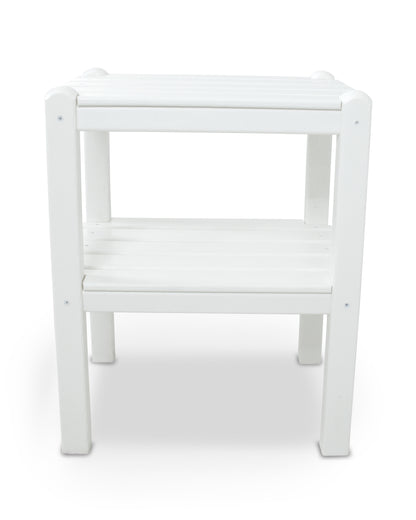 POLYWOOD Two Shelf Side Table