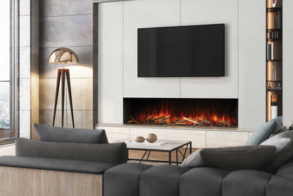 Uptown UE68 Slim Linear Electric Fireplace