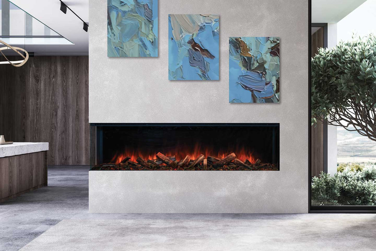 Uptown UE68 Linear Multi-View Electric Fireplace