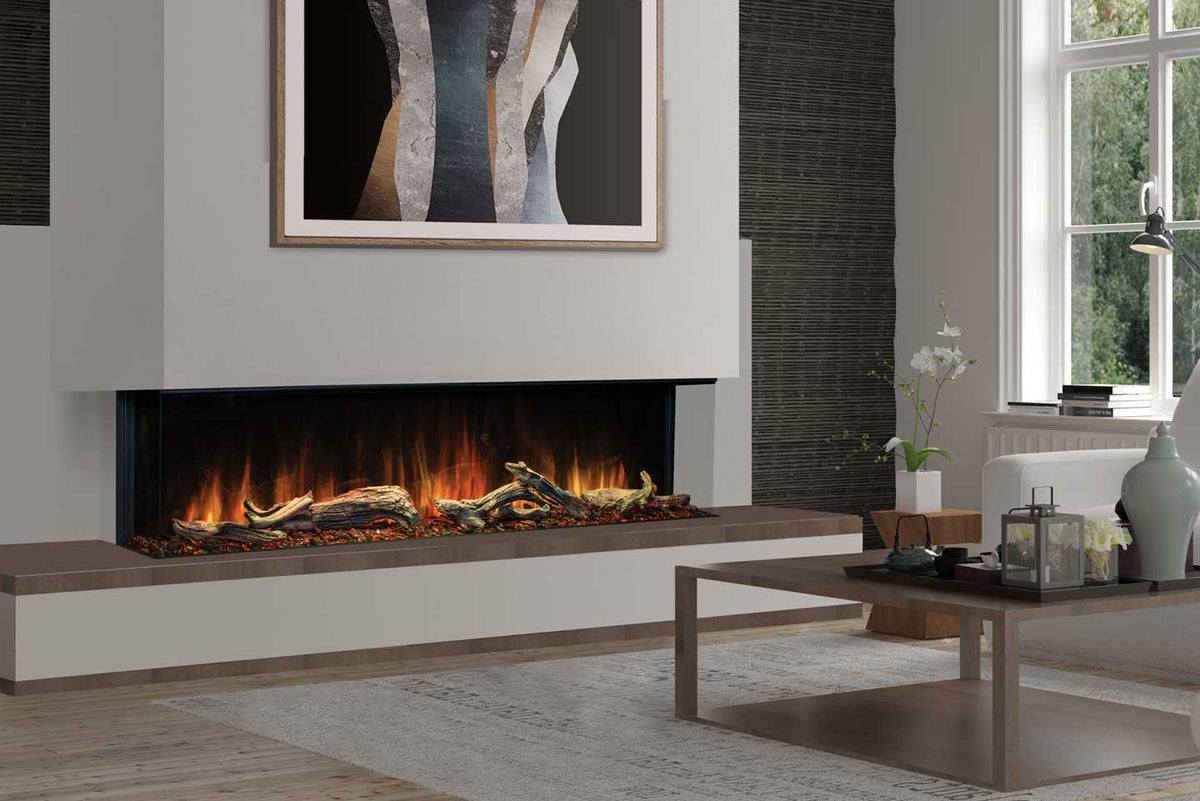 Uptown UE80 Linear Multi-View Electric Fireplace