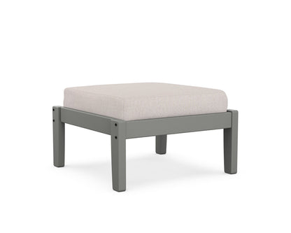 POLYWOOD Deep Seating Ottoman in Slate Grey