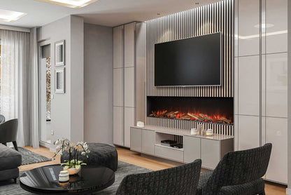 Uptown UE68 Slim Linear Electric Fireplace