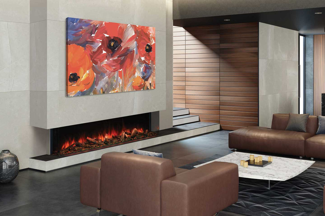 Uptown UE80 Linear Multi-View Electric Fireplace