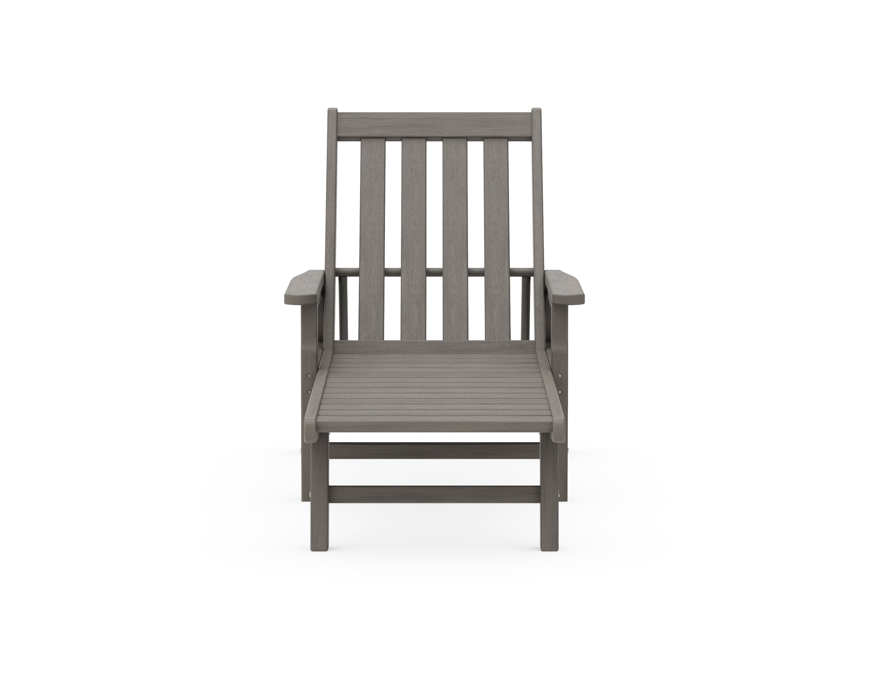 POLYWOOD Vineyard Chaise with Arms and Wheels