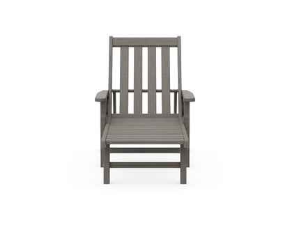 POLYWOOD Vineyard Chaise with Arms and Wheels