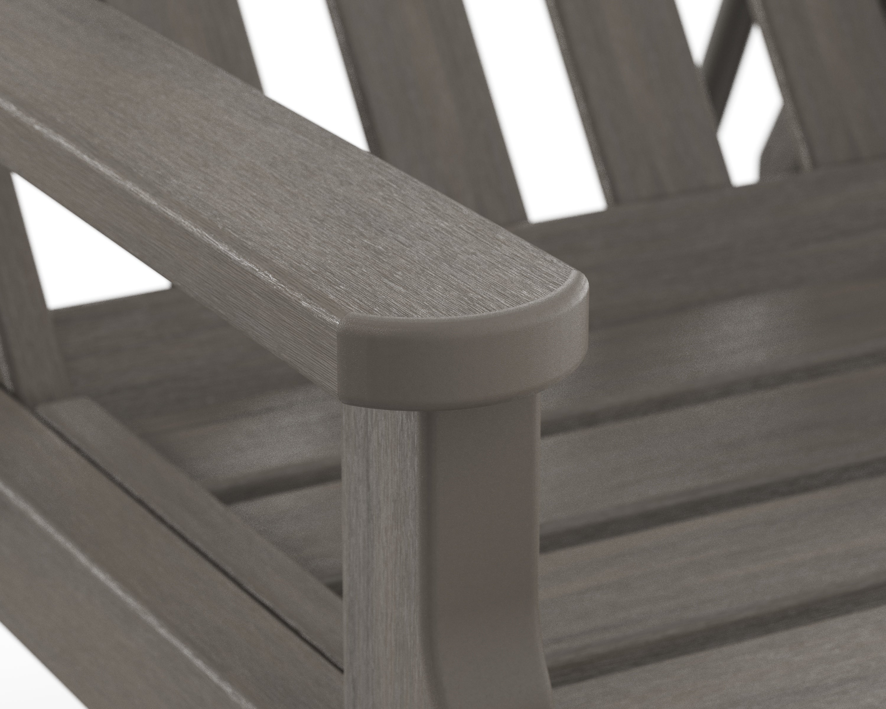 POLYWOOD Vineyard Chaise with Arms and Wheels