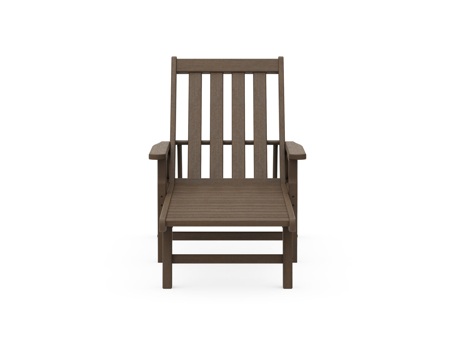 POLYWOOD Vineyard Chaise with Arms and Wheels