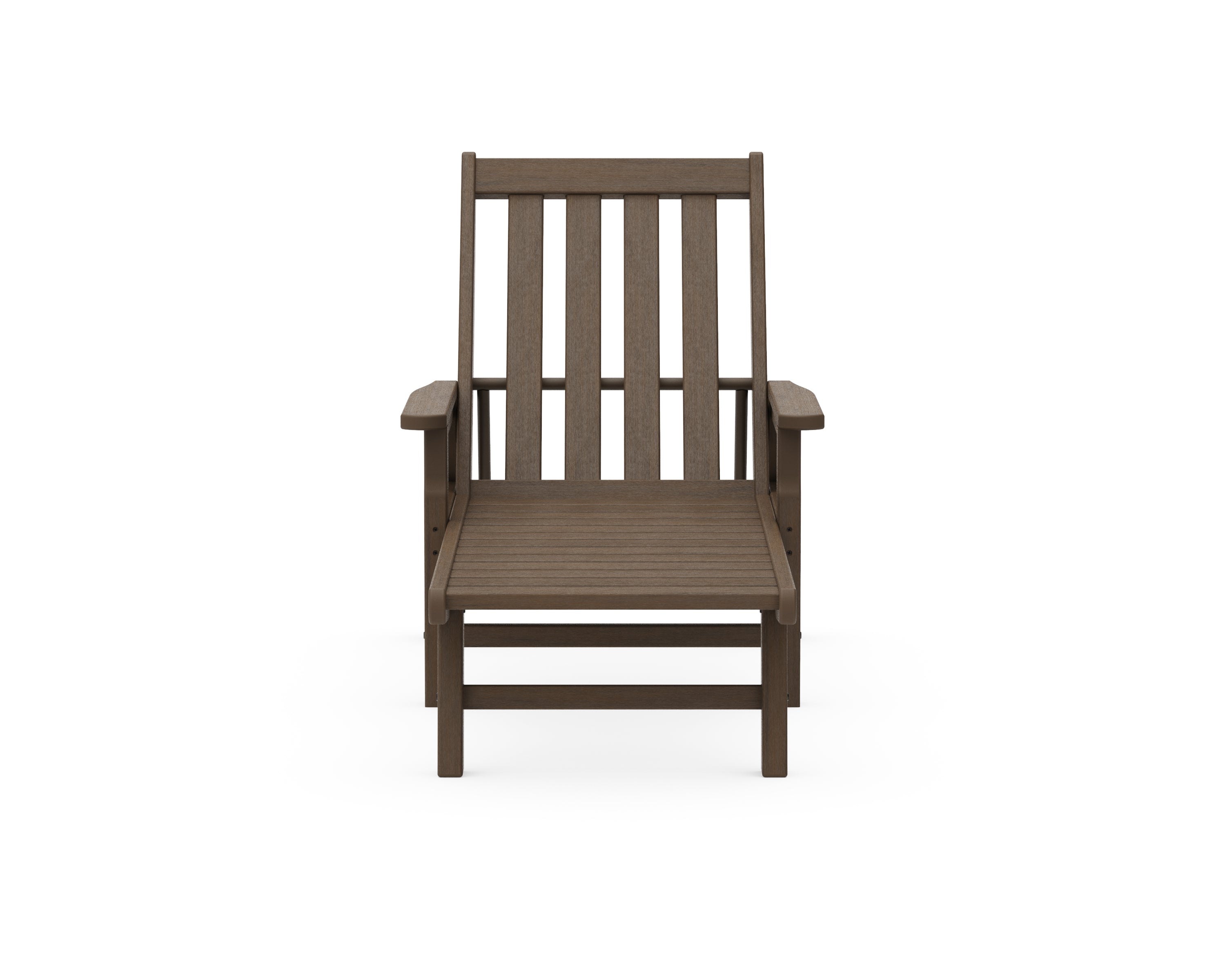 POLYWOOD Vineyard Chaise with Arms and Wheels