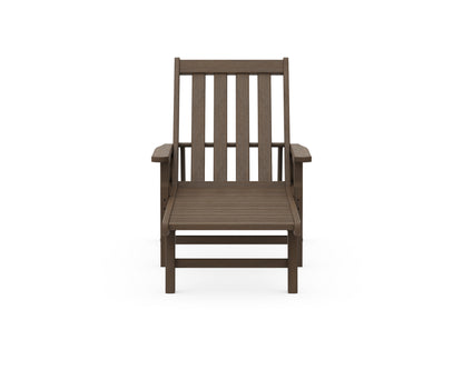 POLYWOOD Vineyard Chaise with Arms and Wheels