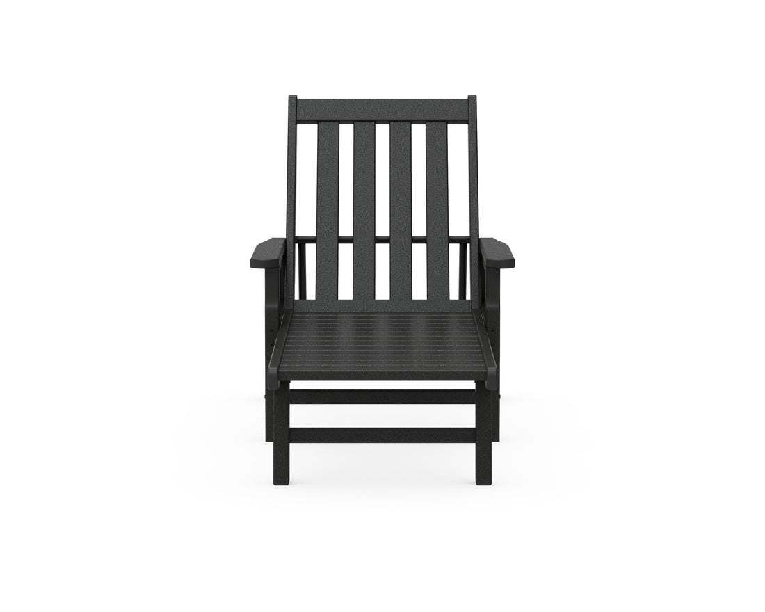 POLYWOOD Vineyard Chaise with Arms and Wheels