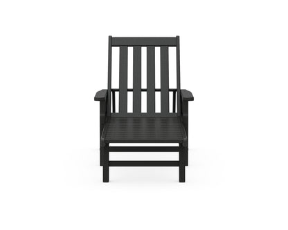 POLYWOOD Vineyard Chaise with Arms and Wheels
