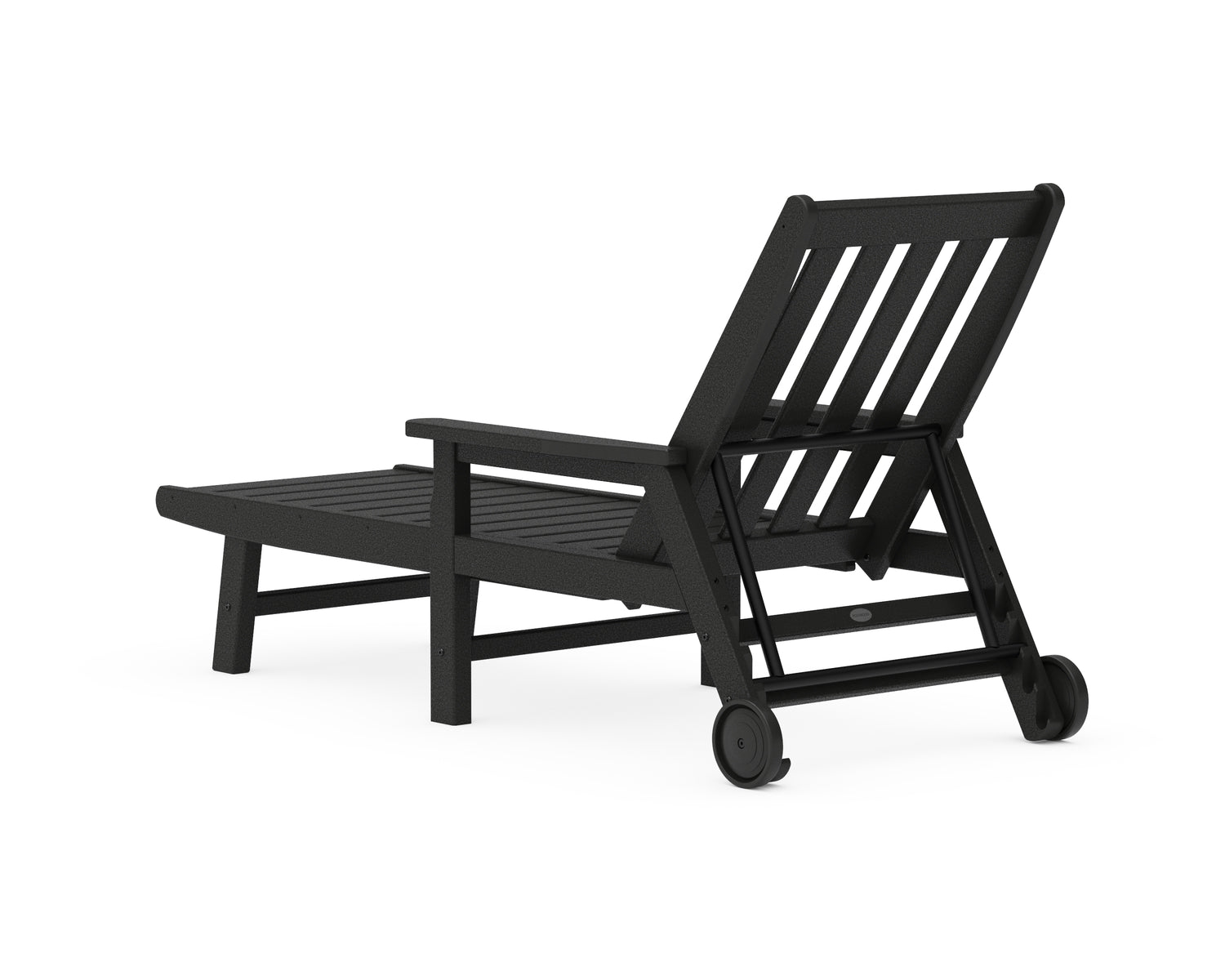 POLYWOOD Vineyard Chaise with Arms and Wheels