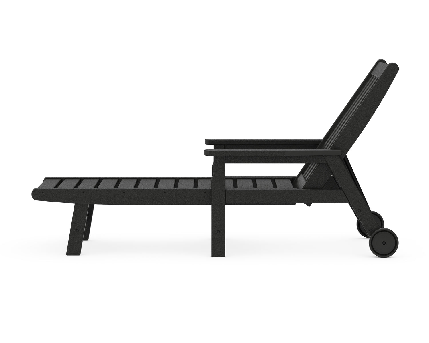 POLYWOOD Vineyard Chaise with Arms and Wheels