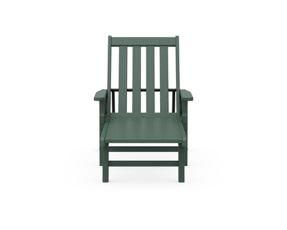 POLYWOOD Vineyard Chaise with Arms and Wheels