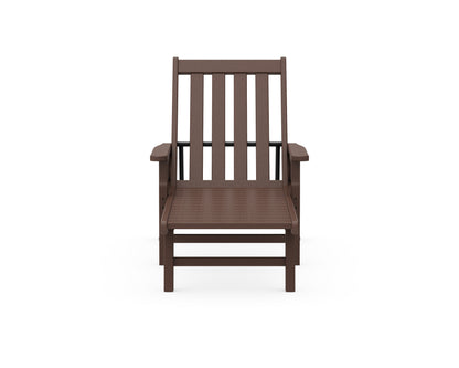 POLYWOOD Vineyard Chaise with Arms and Wheels