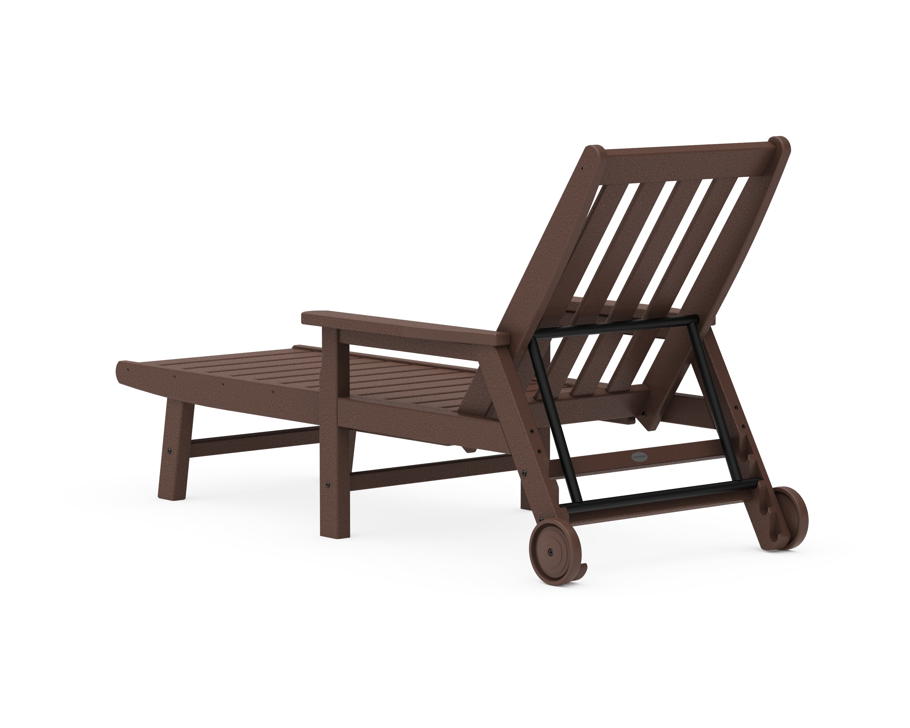 POLYWOOD Vineyard Chaise with Arms and Wheels